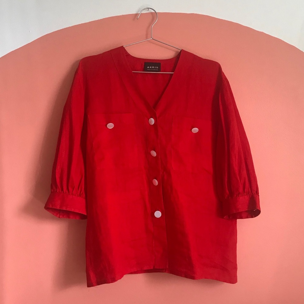 Akris Button-Down Top